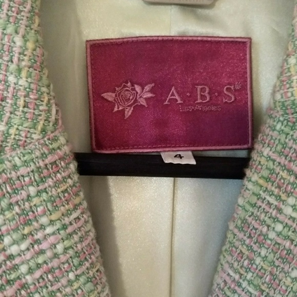 Tweed Blazer with Ruffle & Rhinestone Detailing - Picture 4 of 4